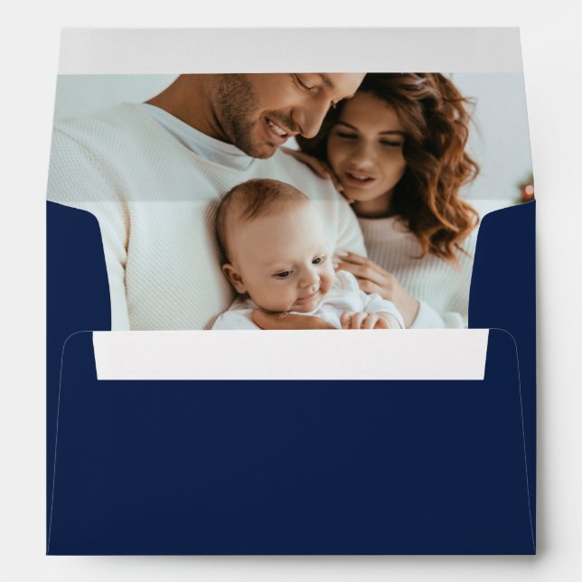Enveloppe Simple Vacances Navy (Dos (Bas))