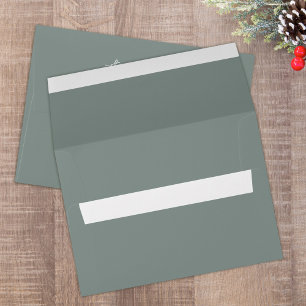 Enveloppe Simple Winter Green Return Adresse