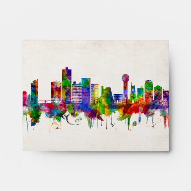 Enveloppe Skyline de Knoxville (Devant)