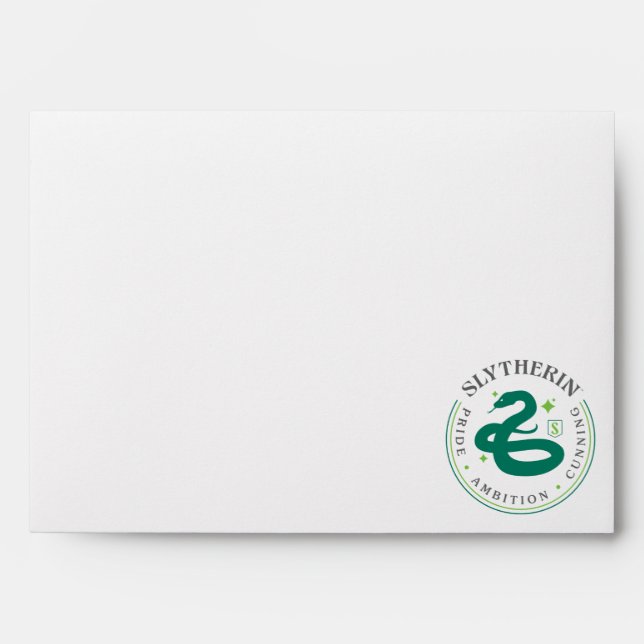 Enveloppe SLYTHERIN™ Insigne de fierté de la Maison du serpe (Devant)