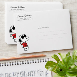 Enveloppe Snoopy "Joe Cool" debout