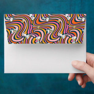 Enveloppe Snoopy & Woodstock Vibes Super Motif violet