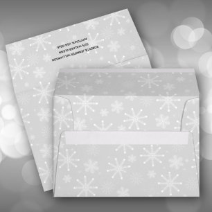 Enveloppe Snowflics Noël Holiday 5x7
