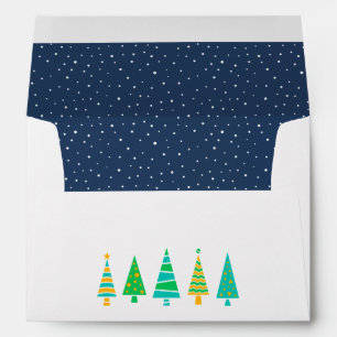 Enveloppe Snowy Fir Trees