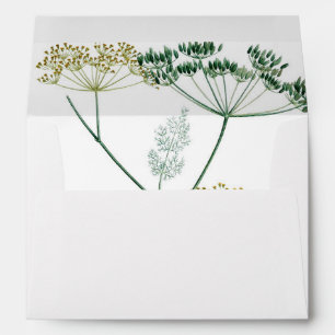 Enveloppe Soft Green Botanical IV