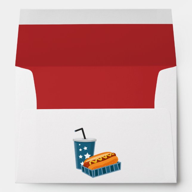 Enveloppe Soirée de fête (Dos (Bas))