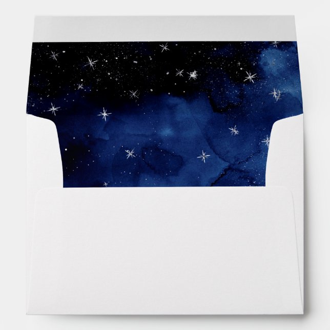 Enveloppe Sous l'enveloppe du ciel de nuit (Dos (Bas))