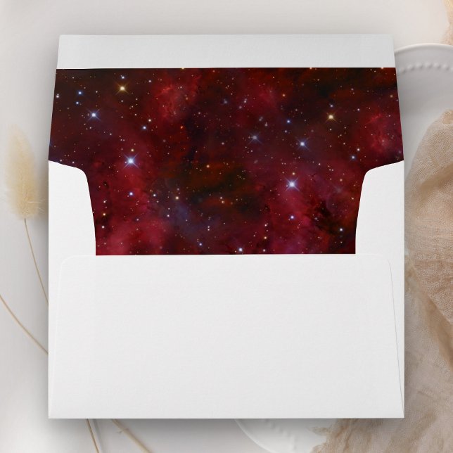 Enveloppe Space Nebula Maroon Galaxy (Créateur téléchargé)
