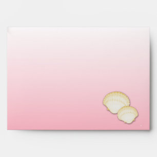 Enveloppe Sparkle Beach Gold Starfish and Shells