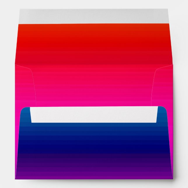 Enveloppe Spectre des couleurs horizontales - 4 (Dos (Bas))