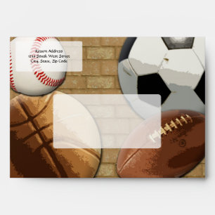 Enveloppe Sports Al-Star, Basket-ball/Football/Football