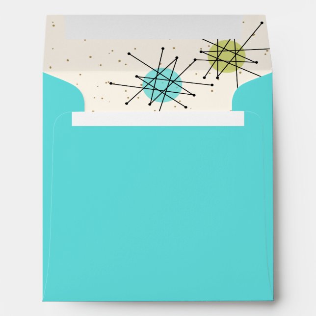 Enveloppe Starbursts Atomique Iconique (Dos (Bas))