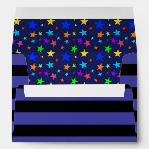 Enveloppe Stars 'n Stripes   Bold Navy Blue