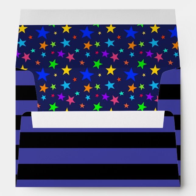 Enveloppe Stars 'n Stripes | Bold Navy Blue (Dos (Bas))