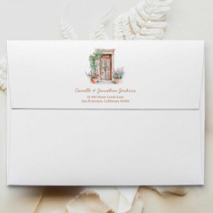 Enveloppe Sticker de préférence de mariage de destination ru
