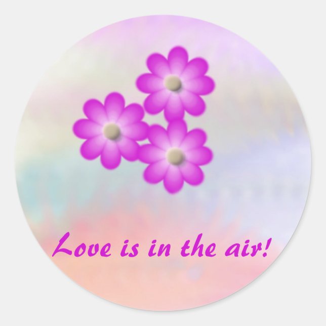 Enveloppe Sticker Love is in the Air! (Front)