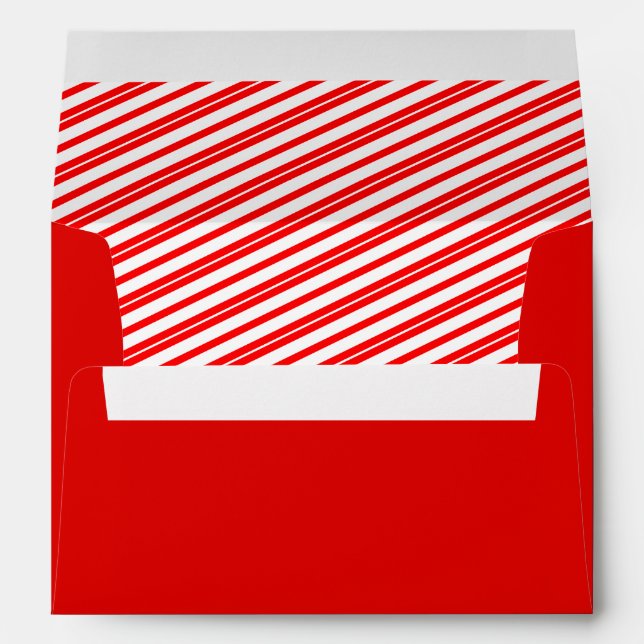 Enveloppe Sucre de canne Stripes Noël (Dos (Bas))