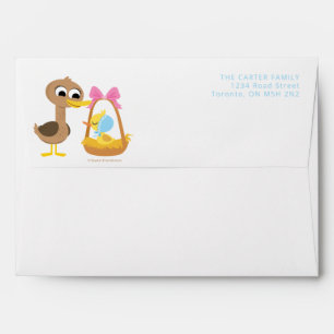 Enveloppe Super Simple 5 Petits Canards Fête de Naissance