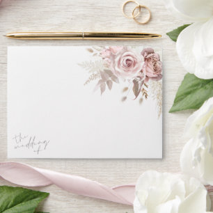 Enveloppe Superbe flush floral le mariage de