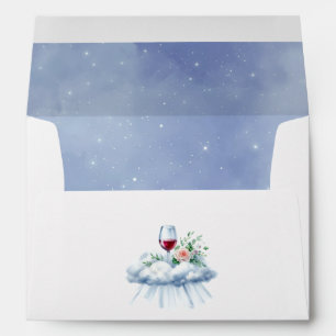 Enveloppe Sur Vin Cloud Bridal Shower Nuit Étoilée