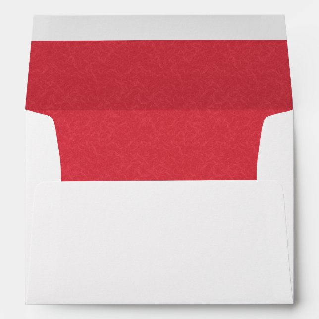 Enveloppe Surface texturée rouge avec un motif subtil en spi (Dos (Bas))