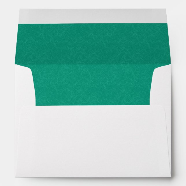 Enveloppe Surface texturisée sarcelle avec un motif subtil e (Dos (Bas))