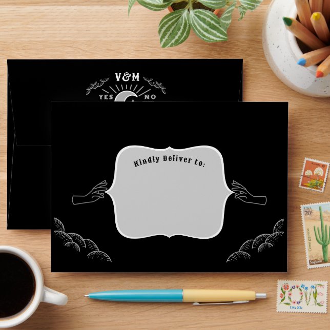 Enveloppe Tableau Gothique de l'esprit mystique Mariage d'Ha (Desk)