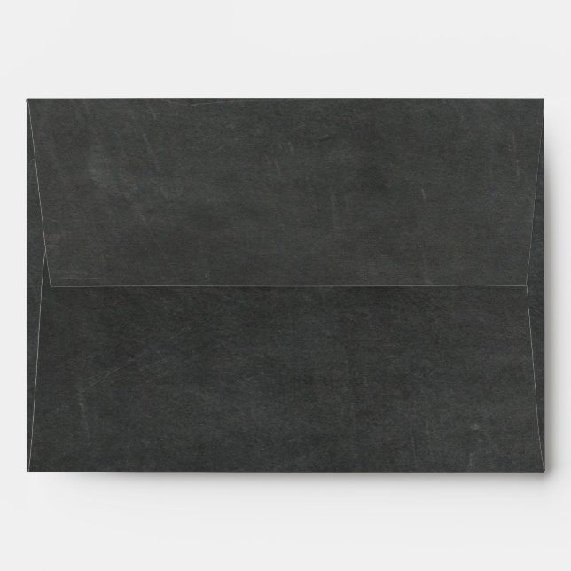 Enveloppe Tableau noir (Dos (Haut rabat))