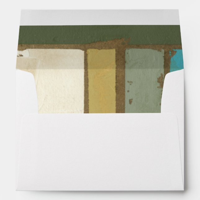 Enveloppe Tableau patiné de Jennifer Goldberger (Dos (Bas))