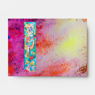 Enveloppe TAILLE DE CORRECTION DE GRAPE, rouge violet jaune 