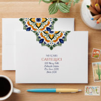 Talavera vintage mariage mexicain