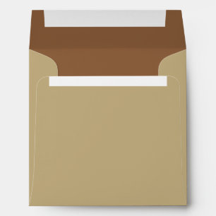 Enveloppe Tan Externe, Carré Brown