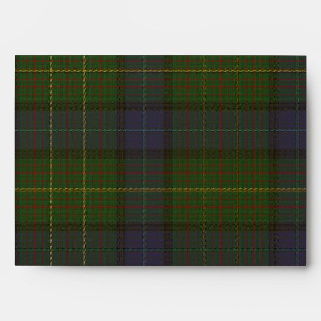 Enveloppe Tartan de Californie (Devant)