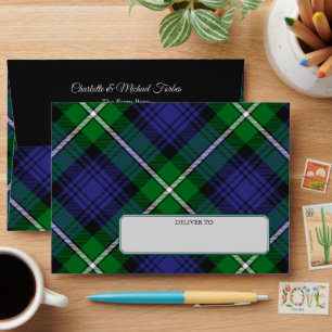 Enveloppe Tartan du clan Forbes