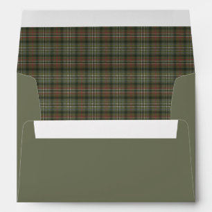 Enveloppe Tartan Écossais Altéré Scott Green