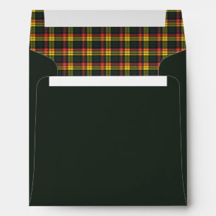 Enveloppe Tartan écossais d'origine moderne de Buchanan