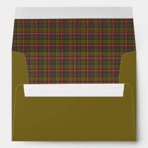 Enveloppe Tartan écossais Patiné Buchanan