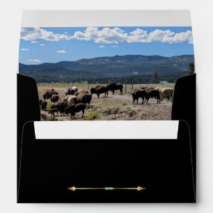 Enveloppe Tatanka Bison Yellowstone EMPRanch Invitation Enve