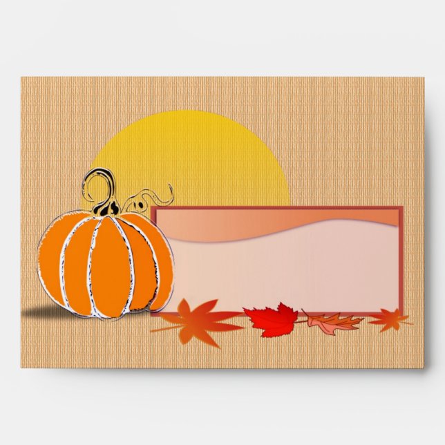 Enveloppe -TBA- Temps d'automne (Devant)