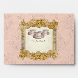 Enveloppe Tea Party Fête des mariées Palais Royal Versailles
