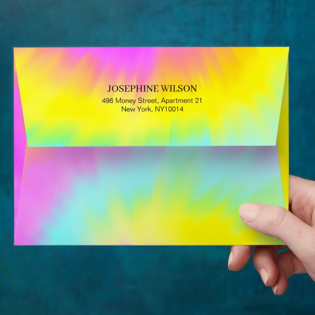 Enveloppe Teinture colorée Pastel Rainbow (Hand)
