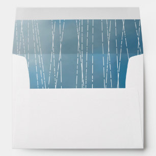 Enveloppe Tempête de pluie bleue