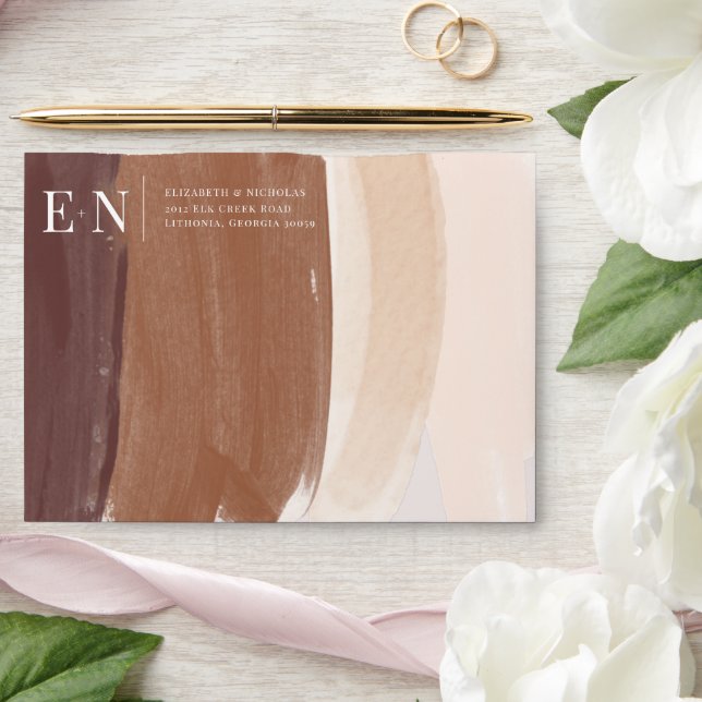 Enveloppe Terracotta épicée | Enve photo préadressée (Wedding)