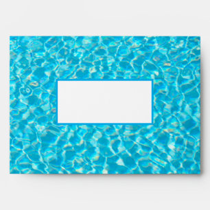 Enveloppe texture de l'eau de la piscine,
