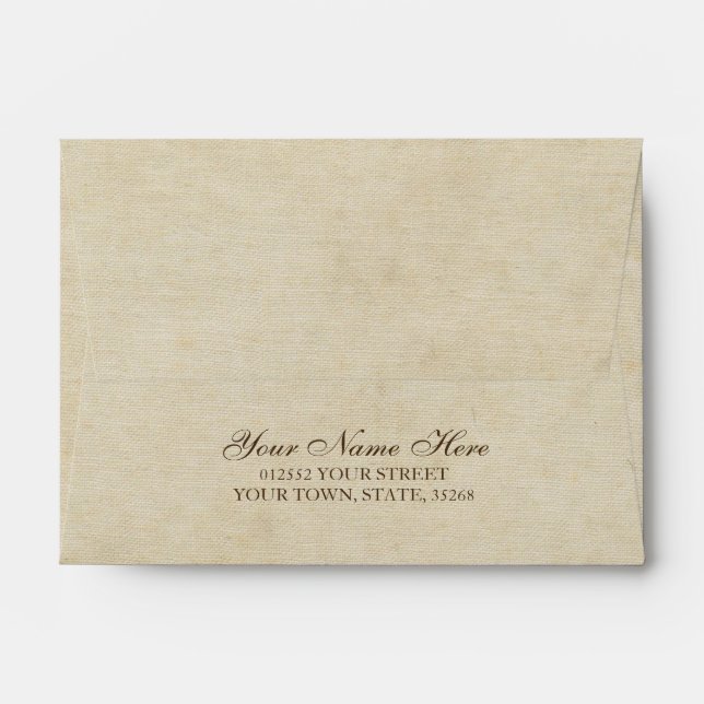 Enveloppe Texture de papier 8 (Dos (Haut rabat))