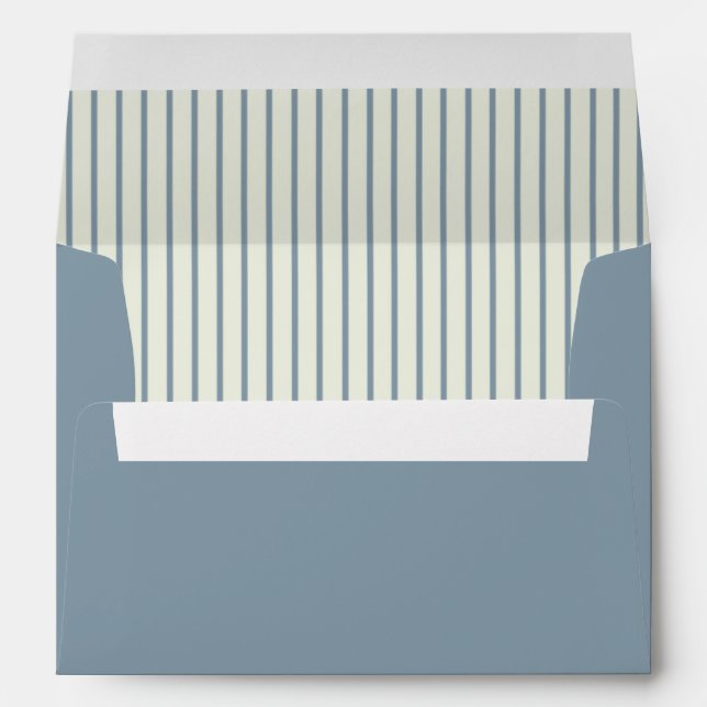 Enveloppe Thème des années 1940 forte femme rayures envelopp (Dos (Bas))
