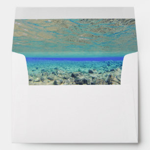 Enveloppe Timbre Islande Reykjavik Adresse de Retour