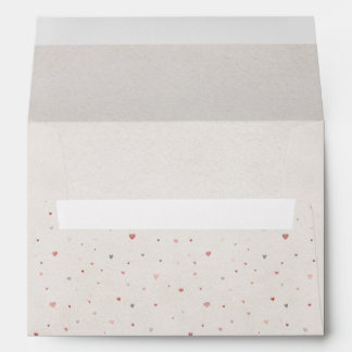 Enveloppe Tiny Hearts Pattern Envelope
