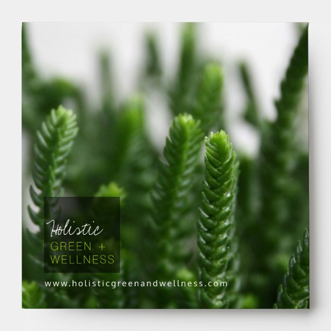 Enveloppe Tissu Tropical Tropical Tropical Grass Texture (Devant)