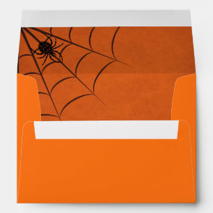 Enveloppe Toile d'araignée d'Halloween